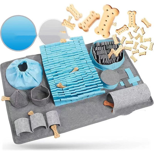 Pet Sniffing Pad To Find Food Tunnel Maze Sniffing Training Blanket Dog Products Pet Supplies