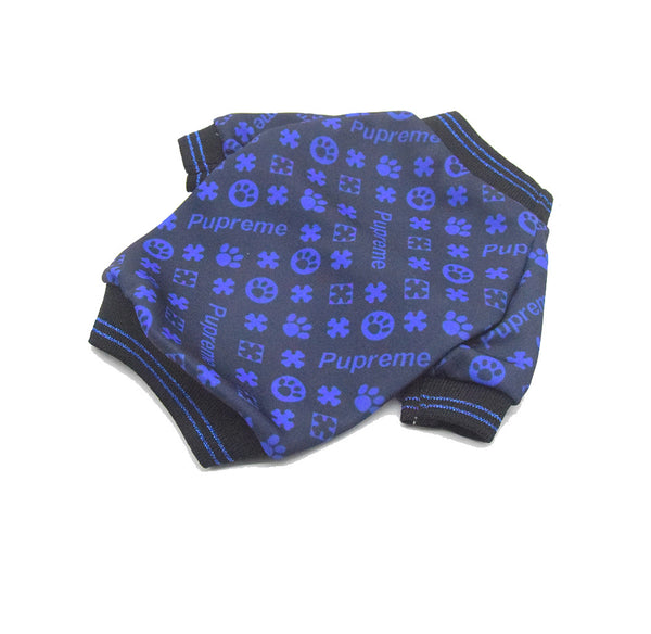 Brand Dog Clothes Dog Paws Full Print
